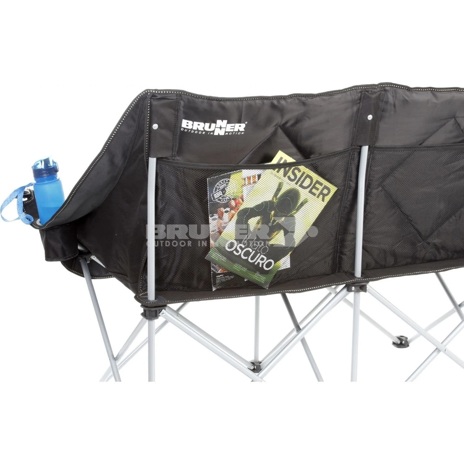 Brunner Action Black Foldable Two Seater Double Sofa 2 Brunner Action Black Foldable Two Seater Double Sofa - Image 2