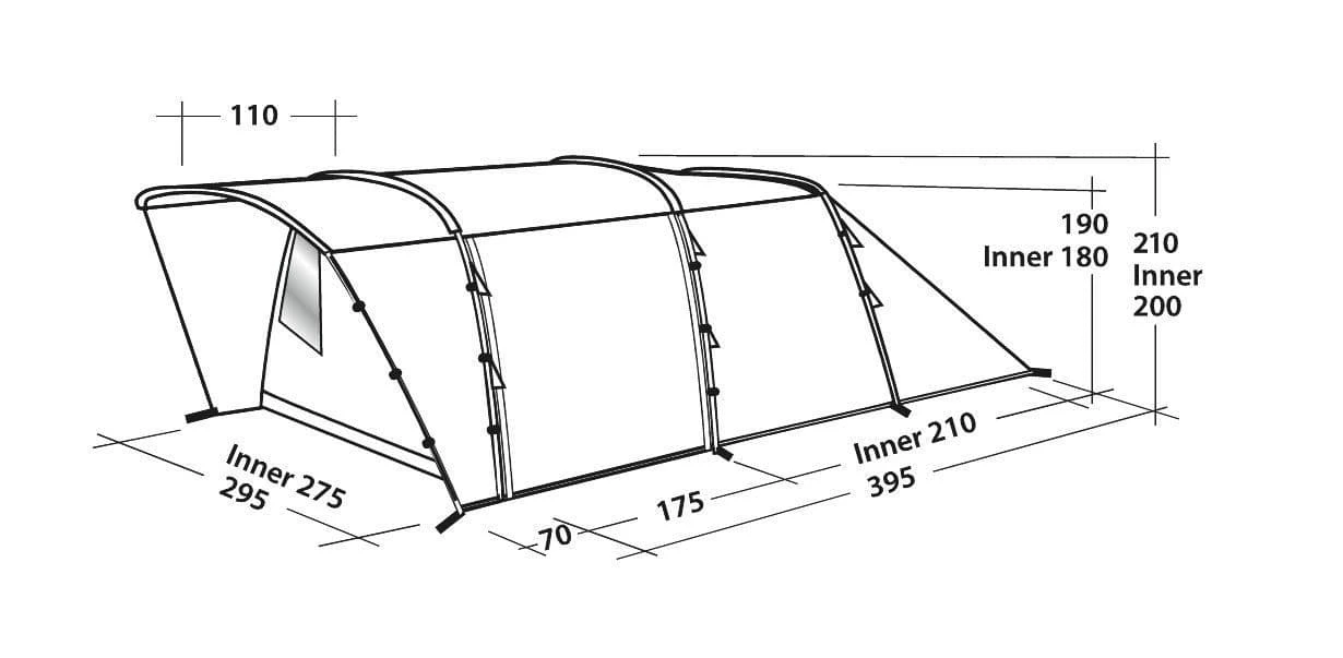 Easy Camp Palmdale 500 Family Tent 4 Easy Camp Palmdale 500 Family Tent - Image 4