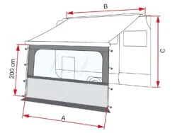 Fiamma Blocker Pro 280 Front Panel -Best Camping Equipment fiamma blocker pro 280 front panel 5 41066 p