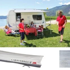Fiamma Caravanstore 190 Caravan Awning Grey OR Blue Fabric