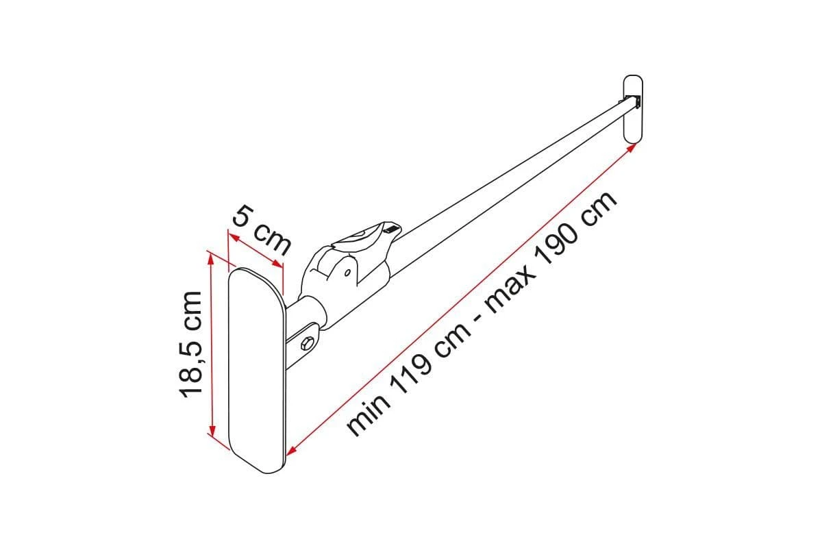 Fiamma Duo Safe Pro Security Bar 2 Fiamma Duo Safe Pro Security Bar - Image 2