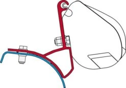 Fiamma F35 Awning Adapter Kit - Trafic/Vivaro/Primastar 2001-2014