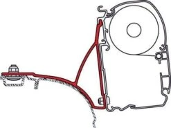 Fiamma F45S Awning For VW T5/T6 Multivan Transporter Campervan -Best Camping Equipment fiamma f45s awning for vw t5 t6 multivan transporter campervan case titanium colours royal grey models f45s 300 vw t5 t6 transporter long wheel base uk 4 14369 p