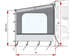 Fiamma Side W Panel For Caravanstore / F35 Pro Awning 7 Fiamma Side W Panel For Caravanstore / F35 Pro Awning -Best Camping Equipment fiamma side w panel for caravanstore f35 pro awning 4 34182 p