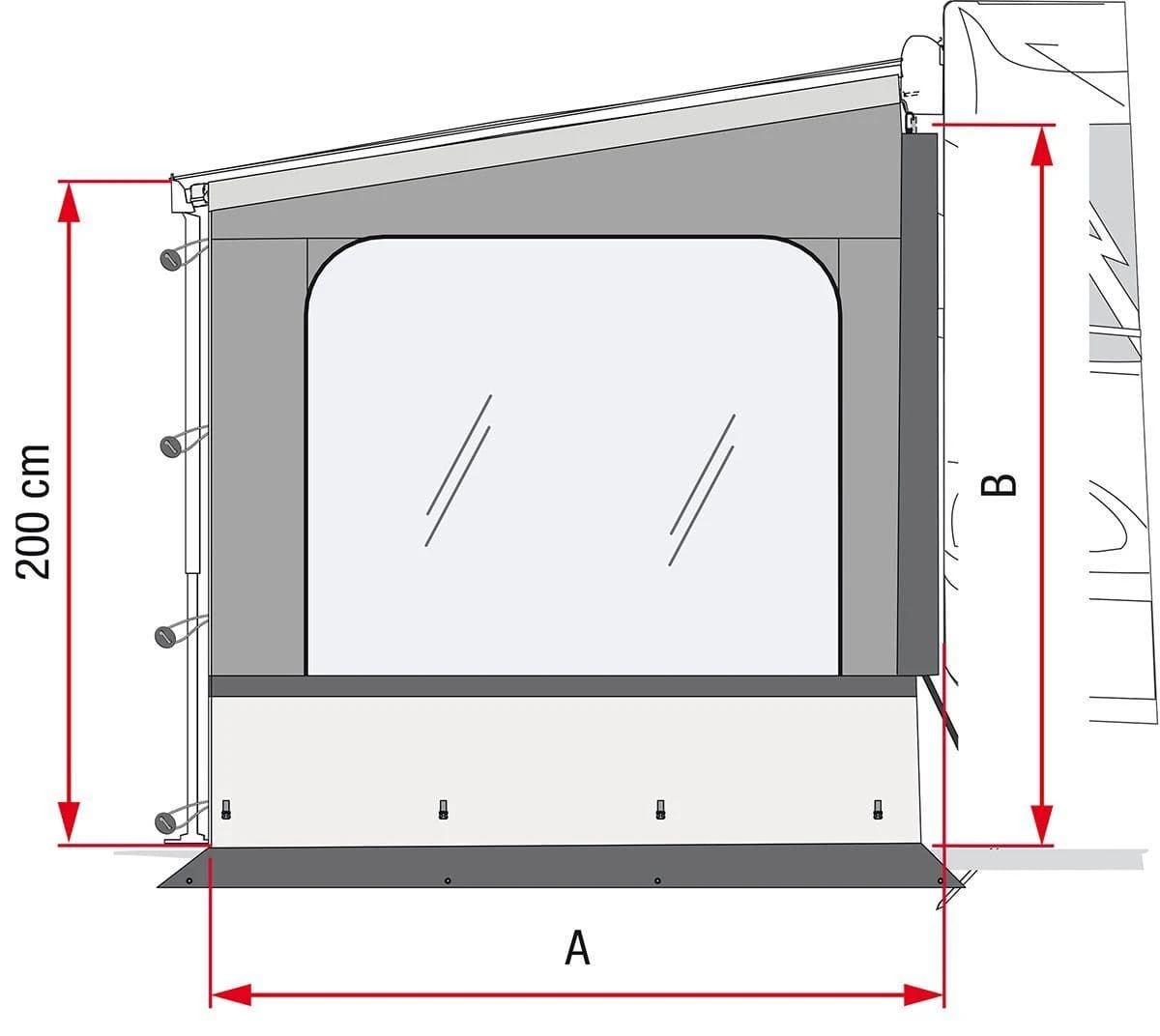 Fiamma Side W Pro Van F45 Side Panel 3 Fiamma Side W Pro Van F45 Side Panel - Image 3