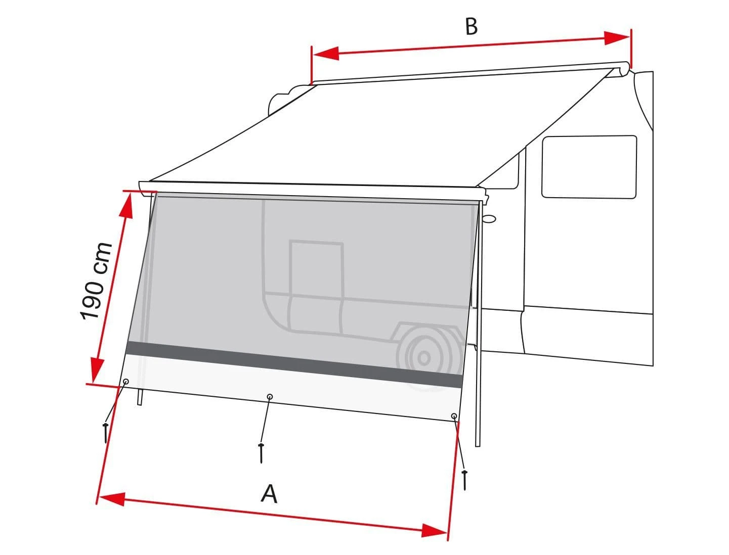 Fiamma Sun View XL 450 Front Panel 5 Fiamma Sun View XL 450 Front Panel - Image 5