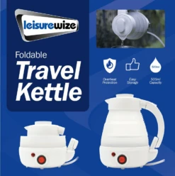 Leisurewize Collapsible Folding 240v Travel Kettle