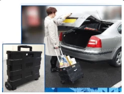 Leisurewize Foldable Shopping Cart - Expandanble