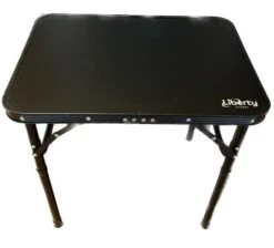Liberty Leisure Medium Height Adjustable Black Camping Table