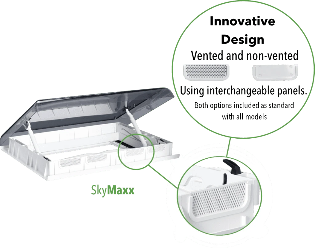 Maxxair Skymaxx LX Rooflight Vent 23-42mm (700 X 500mm) 2 Maxxair Skymaxx LX Rooflight Vent 23-42mm (700 X 500mm) - Image 2