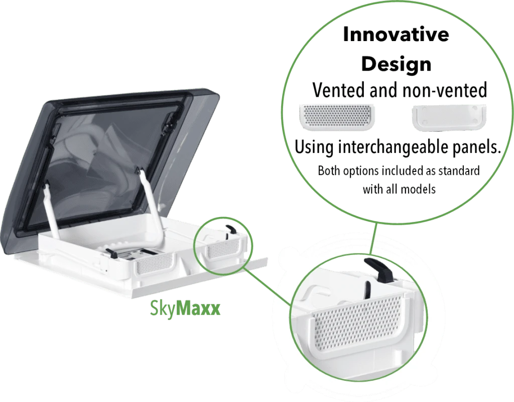 Maxxair Skymaxx Rooflight Vent (400 X 400mm) 2 Maxxair Skymaxx Rooflight Vent (400 X 400mm) - Image 2