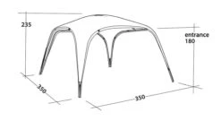 Outwell Event Lounge L 3.5 X 3.5M Shelter Gazebo -Best Camping Equipment outwell event lounge l 3.5 x 3.5m shelter gazebo 5 36707 p