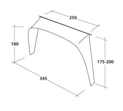 Outwell Lounge Shelter Vehicle Connector L -Best Camping Equipment outwell lounge shelter vehicle connector l 4 41641 1 p