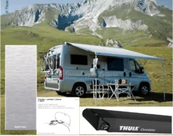 Thule Omnistor 6300 Ducato H2 L3 PACK 3.75 X 2.50m Awning & Bracket