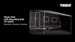 Thule Tent And LED Mounting Rail For 5200 Awning -Best Camping Equipment thule tent and led mounting rail for 5200 awning5 40301 p